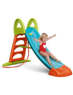 FEBER Large Garden Slide with Water Slide 190 cm