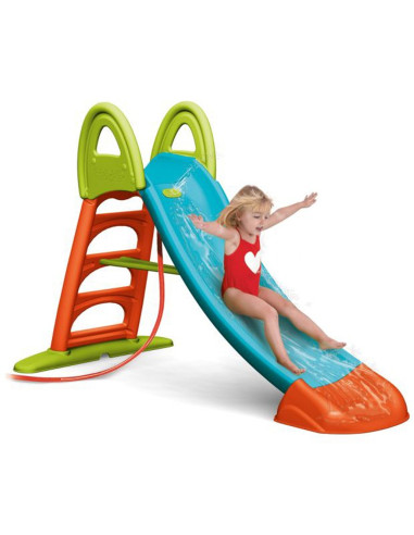 FEBER Large Garden Slide with Water Slide 190 cm