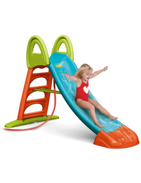 FEBER Large Garden Slide with Water Slide 190 cm