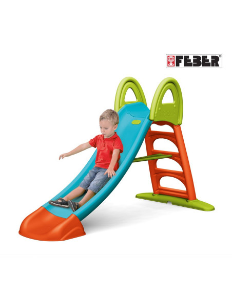 FEBER Large Garden Slide with Water Slide 190 cm