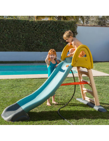 FEBER Large Garden Slide Casual Water Slide 190 cm