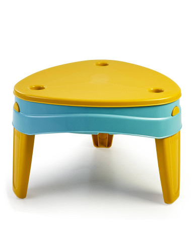 FEBER CASUAL 3in1 Water Table with Cover Sandbox Desk Picnic Table Accessories