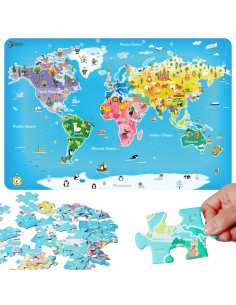 CLASSIC WORLD Puzzle World Map