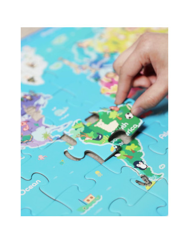 CLASSIC WORLD Puzzle World Map