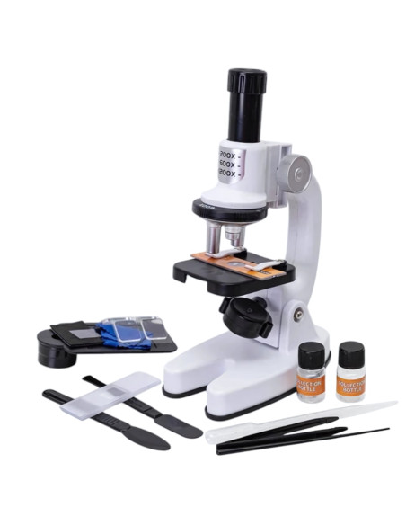 WOOPIE Digital LED Microscope 1200x Zoom XXL Kit with Smartphone Adapter