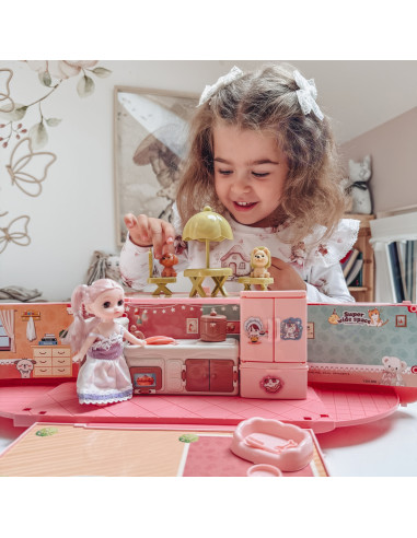 WOOPIE Camper 2 in 1 XXL Dollhouse Set