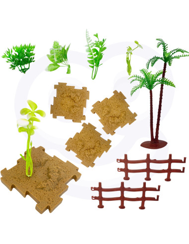 WOOPIE Set of Farm Figures + Chest 57 pcs.