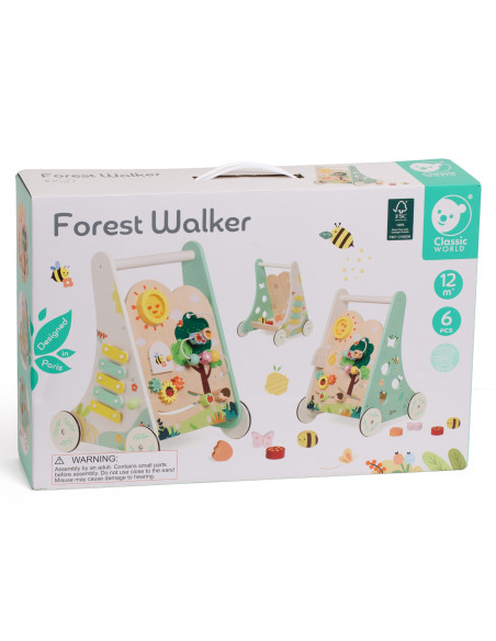 CLASSIC WORLD medinis daugiafunkcis stūmiklis 8in1 „Forest Walker“