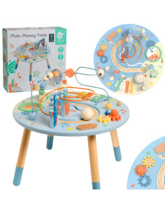 CLASSIC WORLD Wooden Activity Table "Sea Life" Musical and Educational