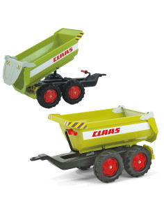 Rolly Toys rollyTrailer CLAAS Halfpipe savivartis priekaba