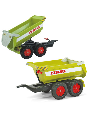 Rolly Toys rollyTrailer CLAAS Halfpipe savivartis priekaba