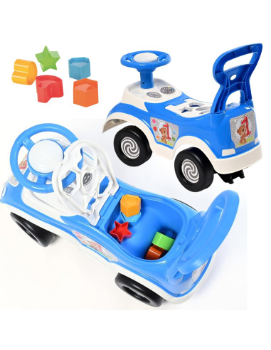 WOOPIE 4-in-1 Ride-on Sorter Pusher Walker + Horn Storage