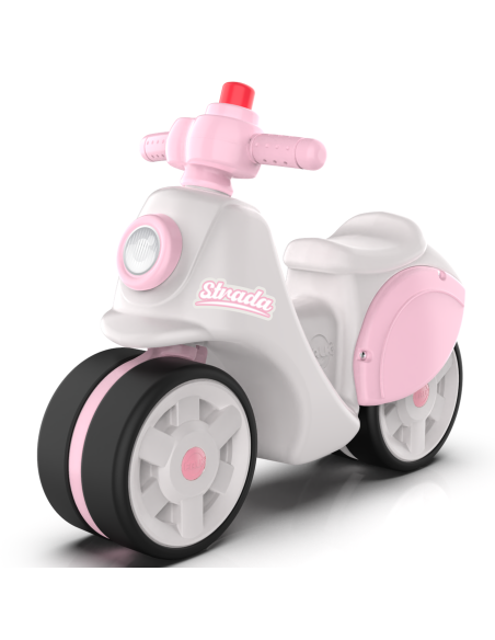 FALK Scooter Strada Retro Ride-on for Girls, Silent Tires from 1 Year