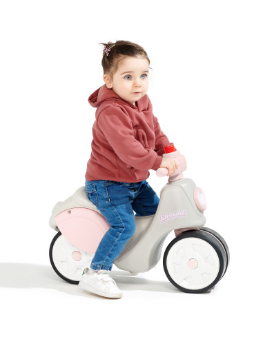 FALK Scooter Strada Retro Ride-on for Girls, Silent Tires from 1 Year