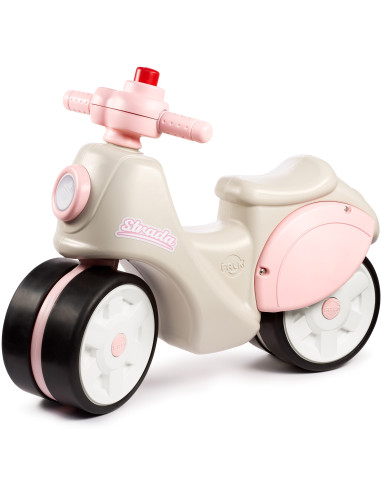 FALK paspirtukas „Strada Retro Ride-on“ mergaitėms, tylios padangos nuo 1 metų