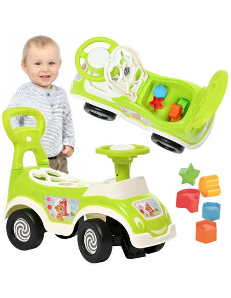 WOOPIE 4-in-1 Ride-on Sorter Pusher Walker + Horn Storage