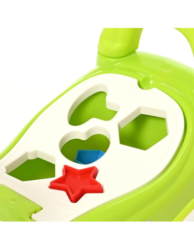 WOOPIE 4-in-1 Ride-on Sorter Pusher Walker + Horn Storage