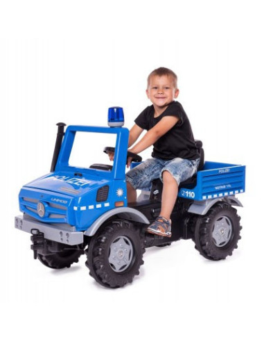 Rolly Toys RolliUnimog Mercedes-Benz policijos sunkvežimio pedalinis automobilis
