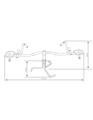 AXI Metal Swivel Scale Swing Anthracite