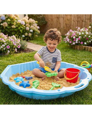 WOOPIE Sandbox Pool Shell Blue 3in1 Dry Pool 1 pc.