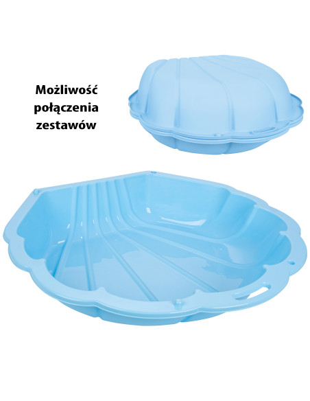 WOOPIE Sandbox Pool Shell Blue 3in1 Dry Pool 1 pc.