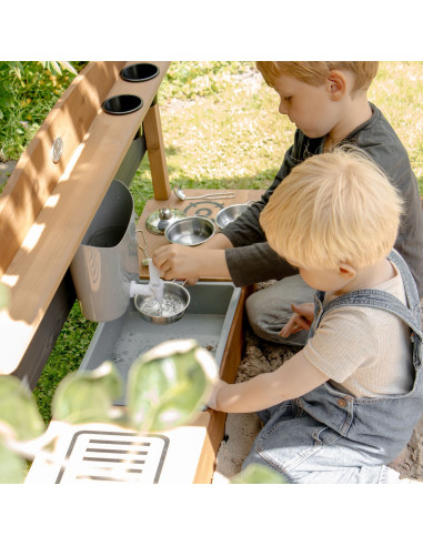 AXI Wooden Sandbox Ship with Kitchen