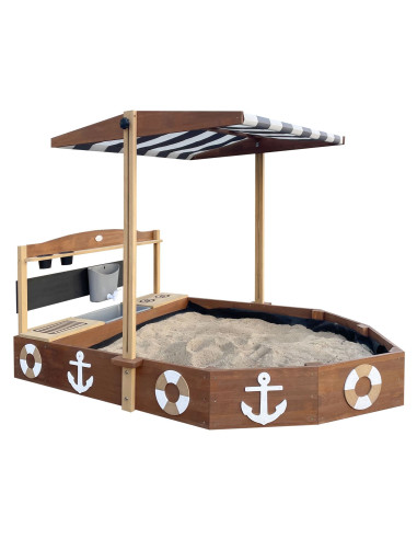 AXI Wooden Sandbox Ship with Kitchen
