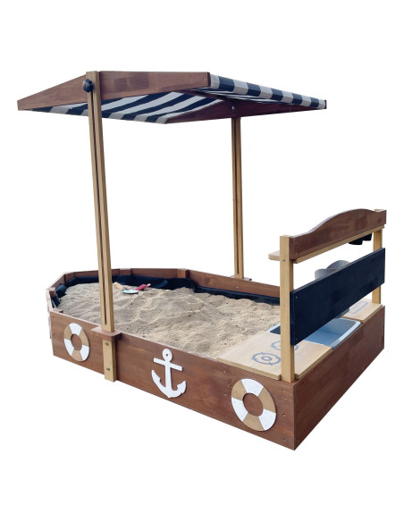 AXI Wooden Sandbox Ship with Kitchen