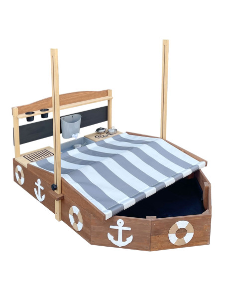 AXI Wooden Sandbox Ship with Kitchen