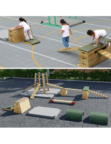 CLASSIC WORLD EDU medinis gimnastikos tramplinas