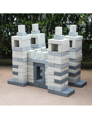 Набор строительных блоков CLASSIC WORLD EDU Mega Construction Blocks EVA Bricks Soft для строительства, 90 шт.