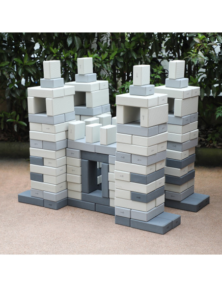 Набор строительных блоков CLASSIC WORLD EDU Mega Construction Blocks EVA Bricks Soft для строительства, 90 шт.