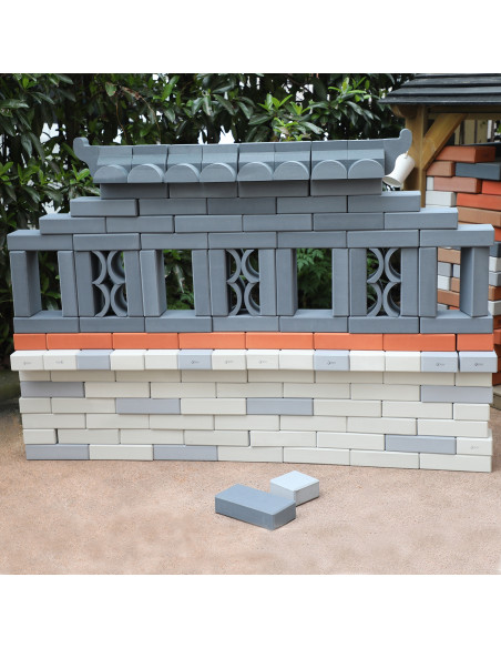 Набор строительных блоков CLASSIC WORLD EDU Mega Construction Blocks EVA Bricks Soft для строительства, 90 шт.