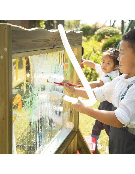 CLASSIC WORLD EDU Set Double-Sided Painting Board Easel with Water Pump