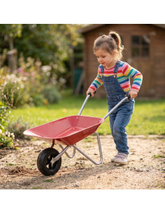 CLASSIC WORLD EDU Metal Garden Wheelbarrow for the Garden Beach Sandbox 2