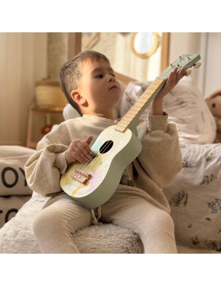 CLASSIC WORLD Wooden Ukulele Guitar for Kids Blue