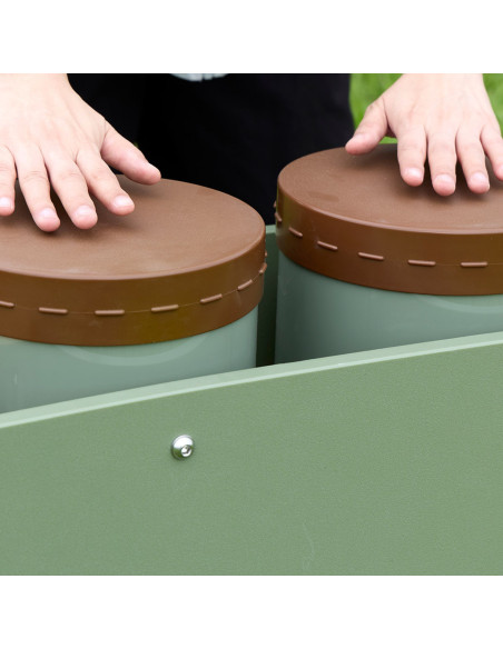 MASTERKIDZ Two Freestanding Conga Drums