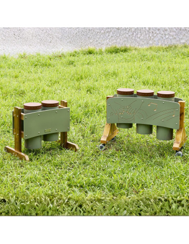 MASTERKIDZ Two Freestanding Conga Drums