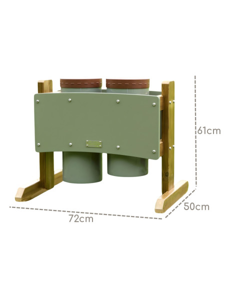 MASTERKIDZ Two Freestanding Conga Drums