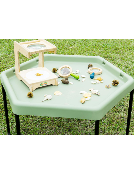 Регулируемый шестиугольный игровой столик для песка и воды MASTERKIDZ