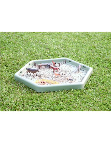MASTERKIDZ Hexagonal Sand and Water Play Table Adjustable
