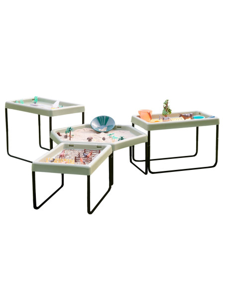MASTERKIDZ Hexagonal Sand and Water Play Table Adjustable