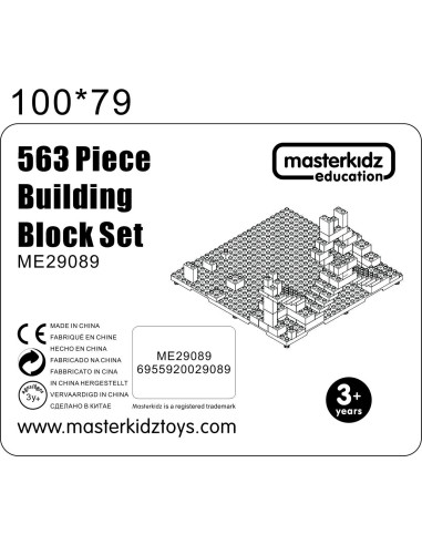 MASTERKIDZ STEM Building Block Set 563 pcs.