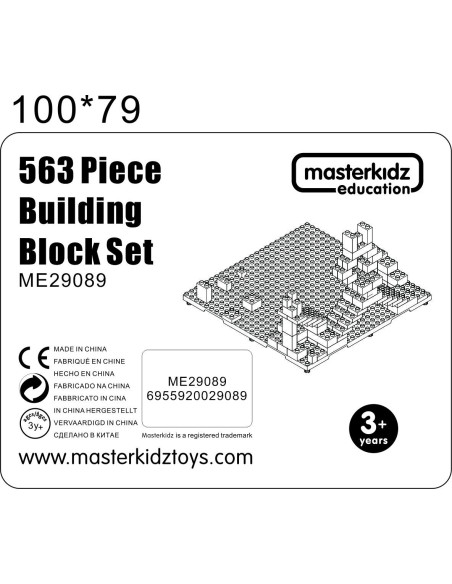 MASTERKIDZ STEM Building Block Set 563 pcs.