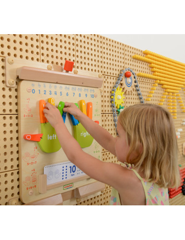 Сенсорная доска Монтессори MASTERKIDZ Learning to Count Flex