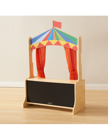 MASTERKIDZ Wooden Puppet Theatre Shop Stall