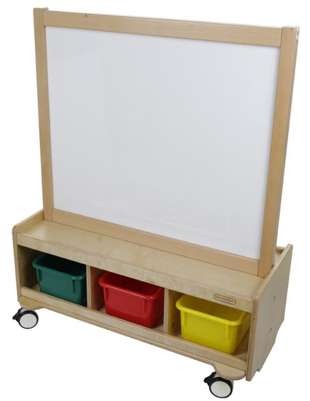 MASTERKIDZ Double-Sided Chalk and Magnetic Writing Board