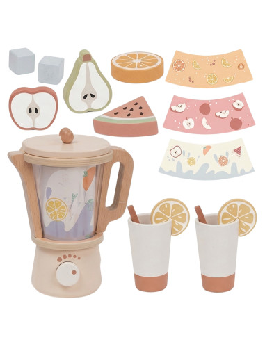 TOOKY TOY Kitchen Blender with Accessories - 18 pieces