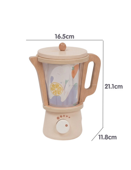 TOOKY TOY Kitchen Blender with Accessories - 18 pieces
