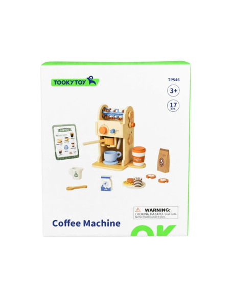 TOOKY TOY Wooden Coffee Set - Barista Express
